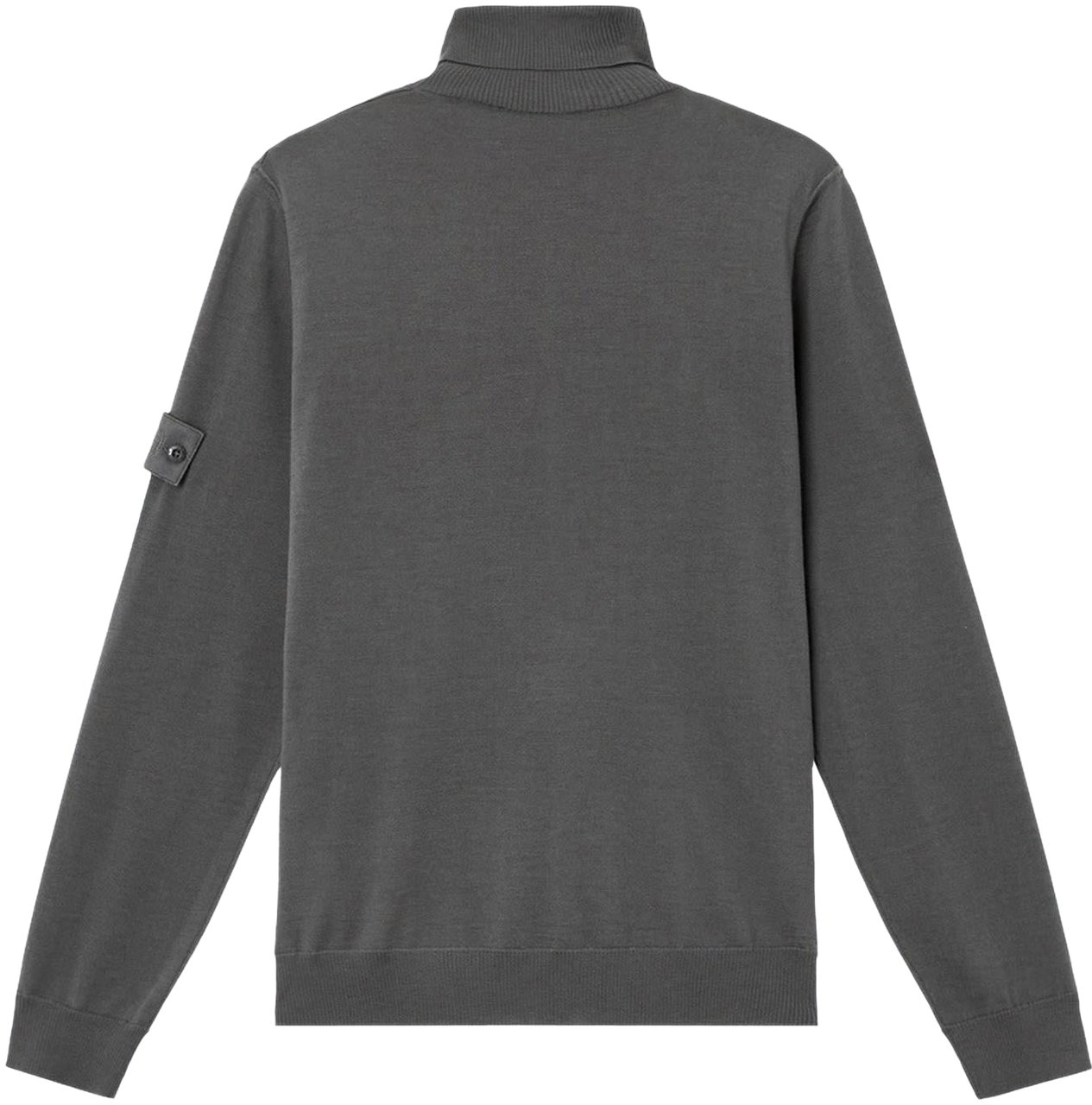 Stone Island Heren T-Neck Logopatch Sweater Grijs Grijs