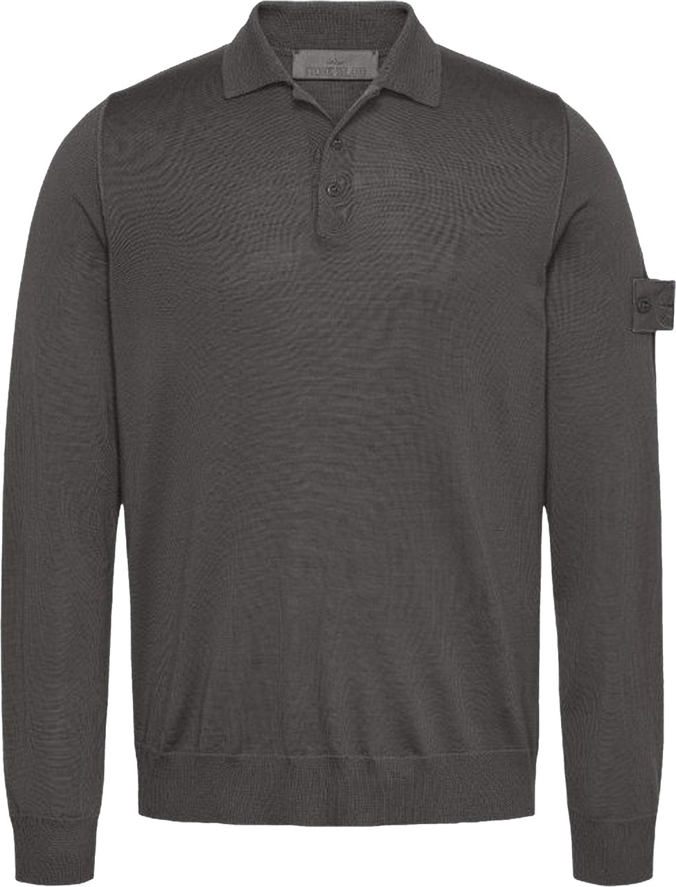 Stone Island Heren Logo Patch Poloshirt Grijs Grijs