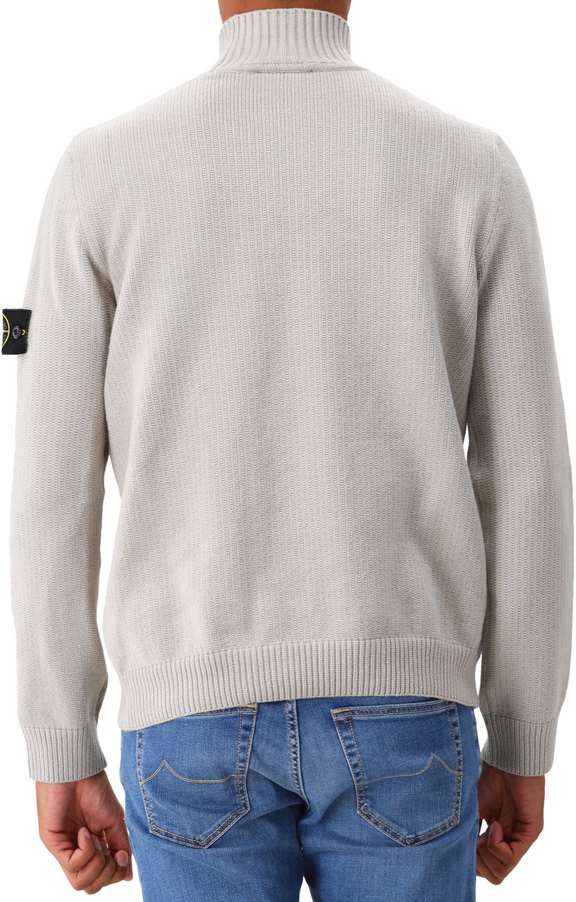Stone Island Stone Island Gebreide Trui Grijs Grijs