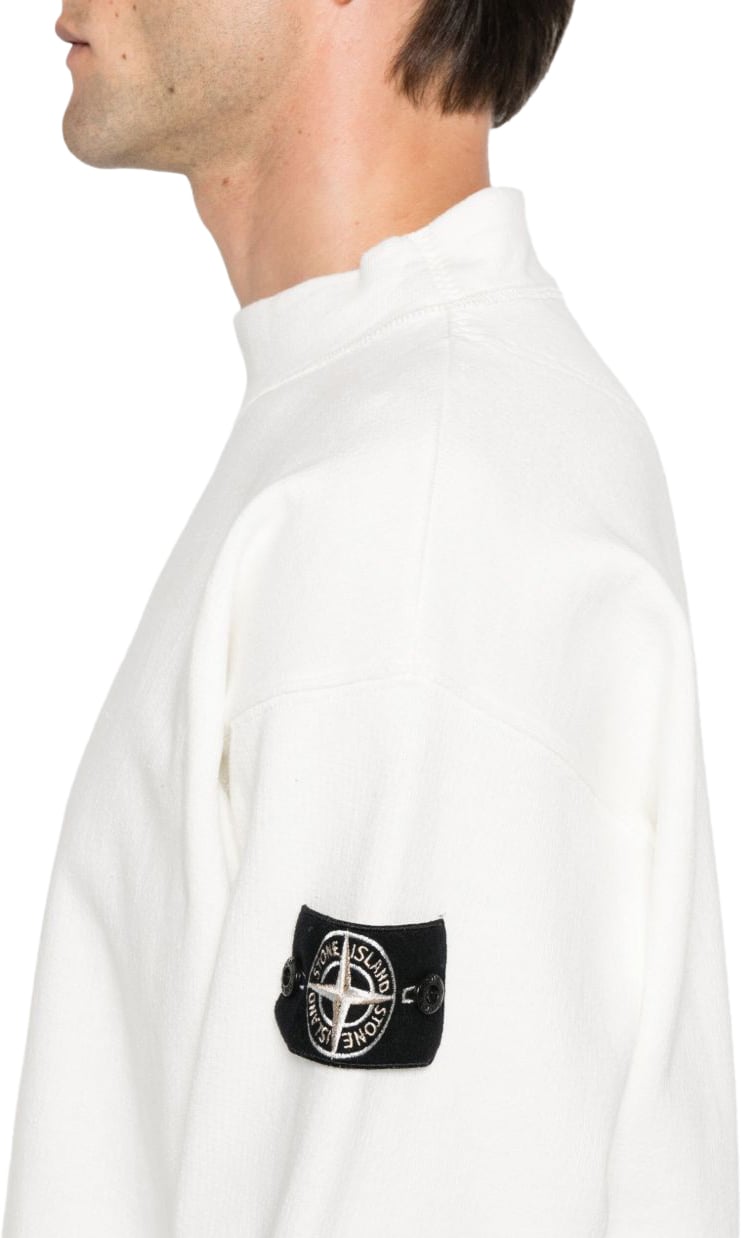 Stone Island Sweaters White Wit