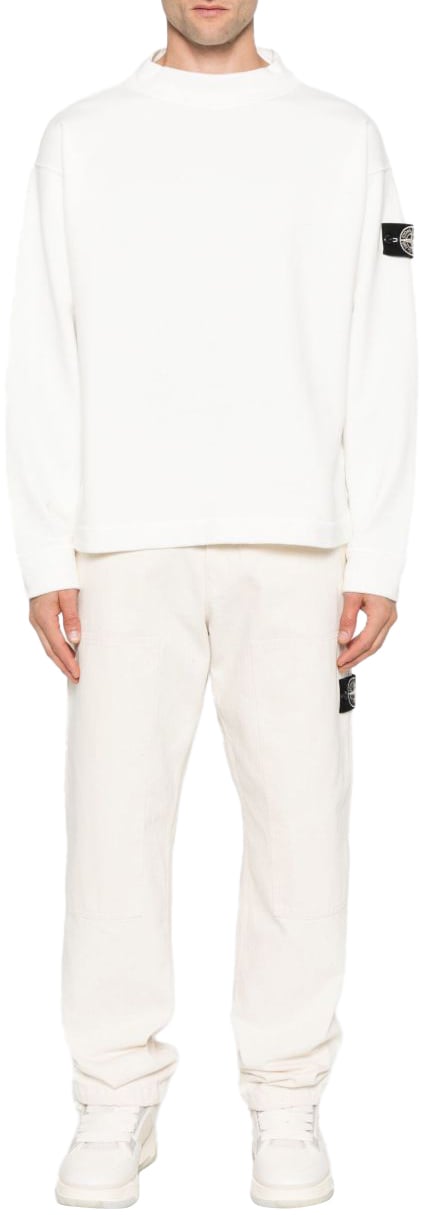 Stone Island Sweaters White Wit