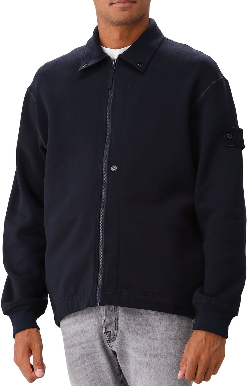 Stone Island Stone Island Vest Blauw Ghost Blauw