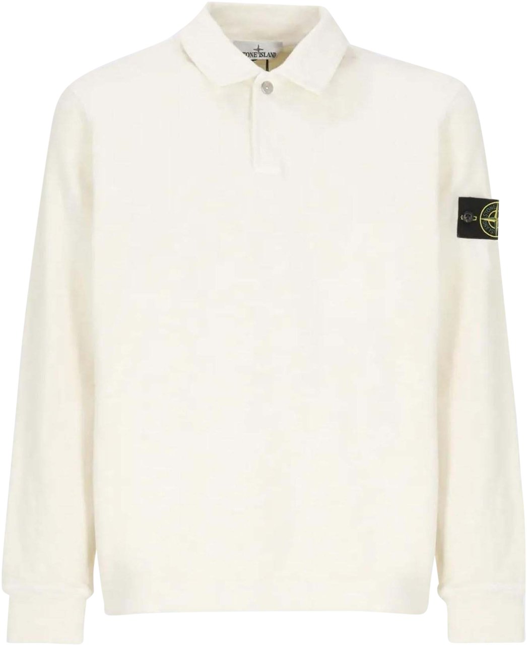 Stone Island Heren Vanishe Polo Sweater Wit Wit