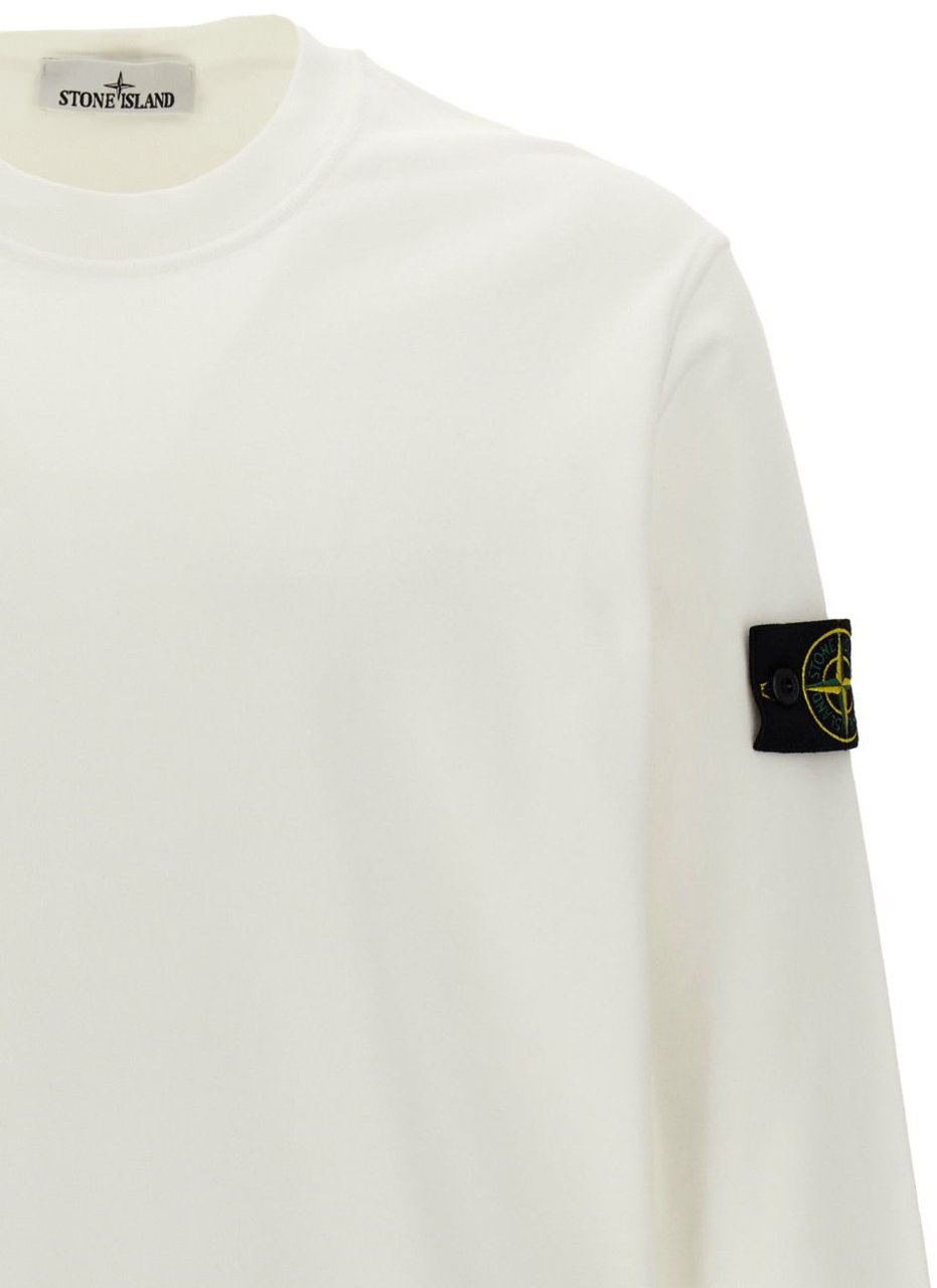 Stone Island Sweaters Ivory Wit
