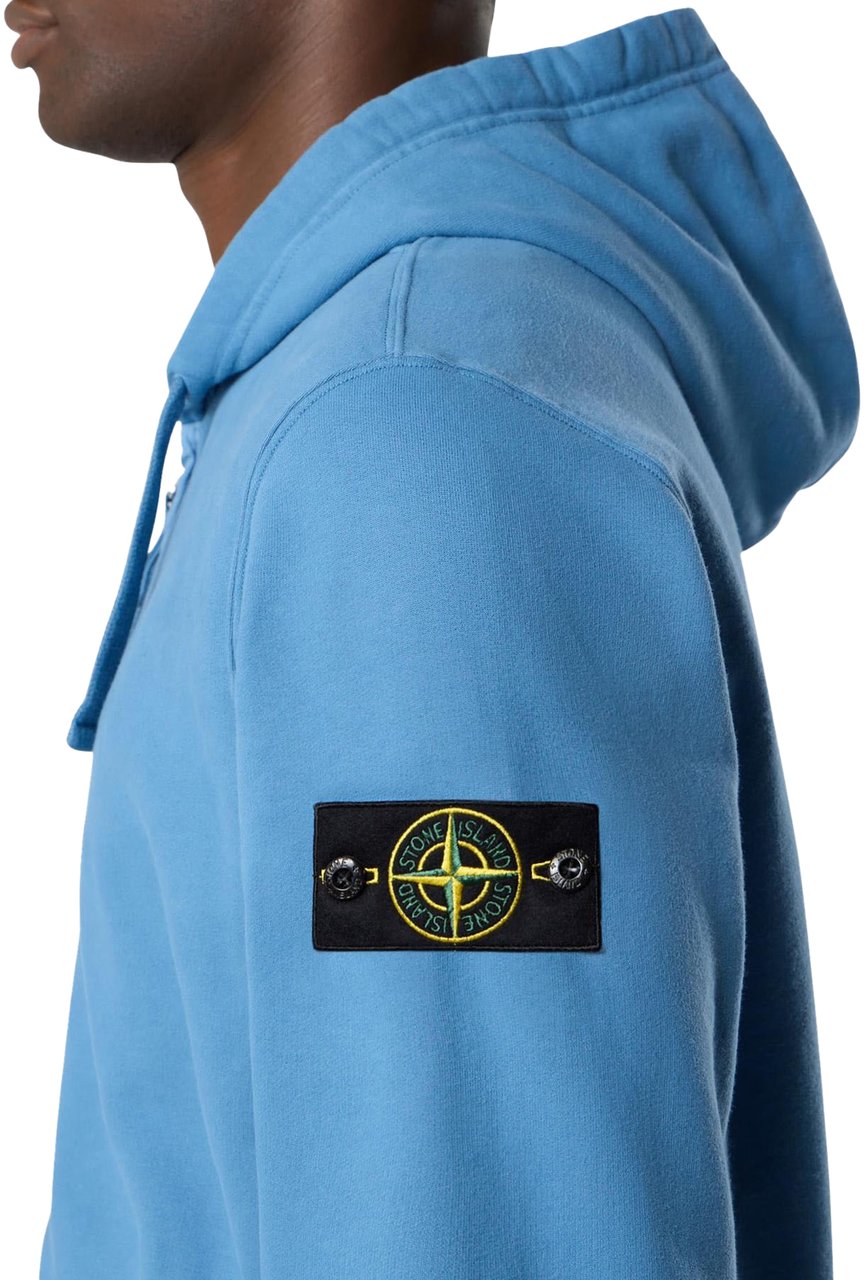 Stone Island Heren Hoodie Sweater Blauw Blauw
