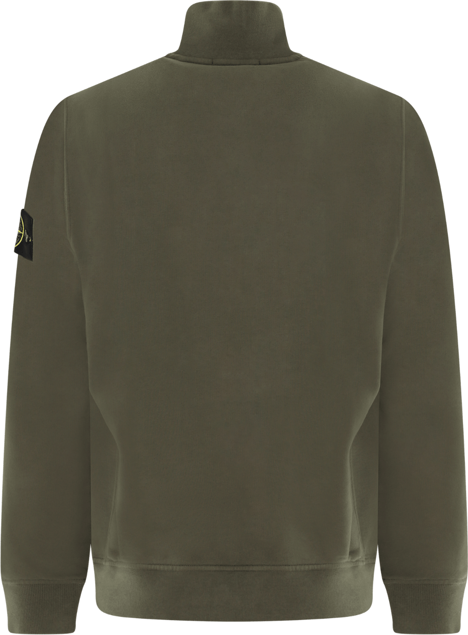 Stone Island Heren Half Zip Sweater Groen Groen