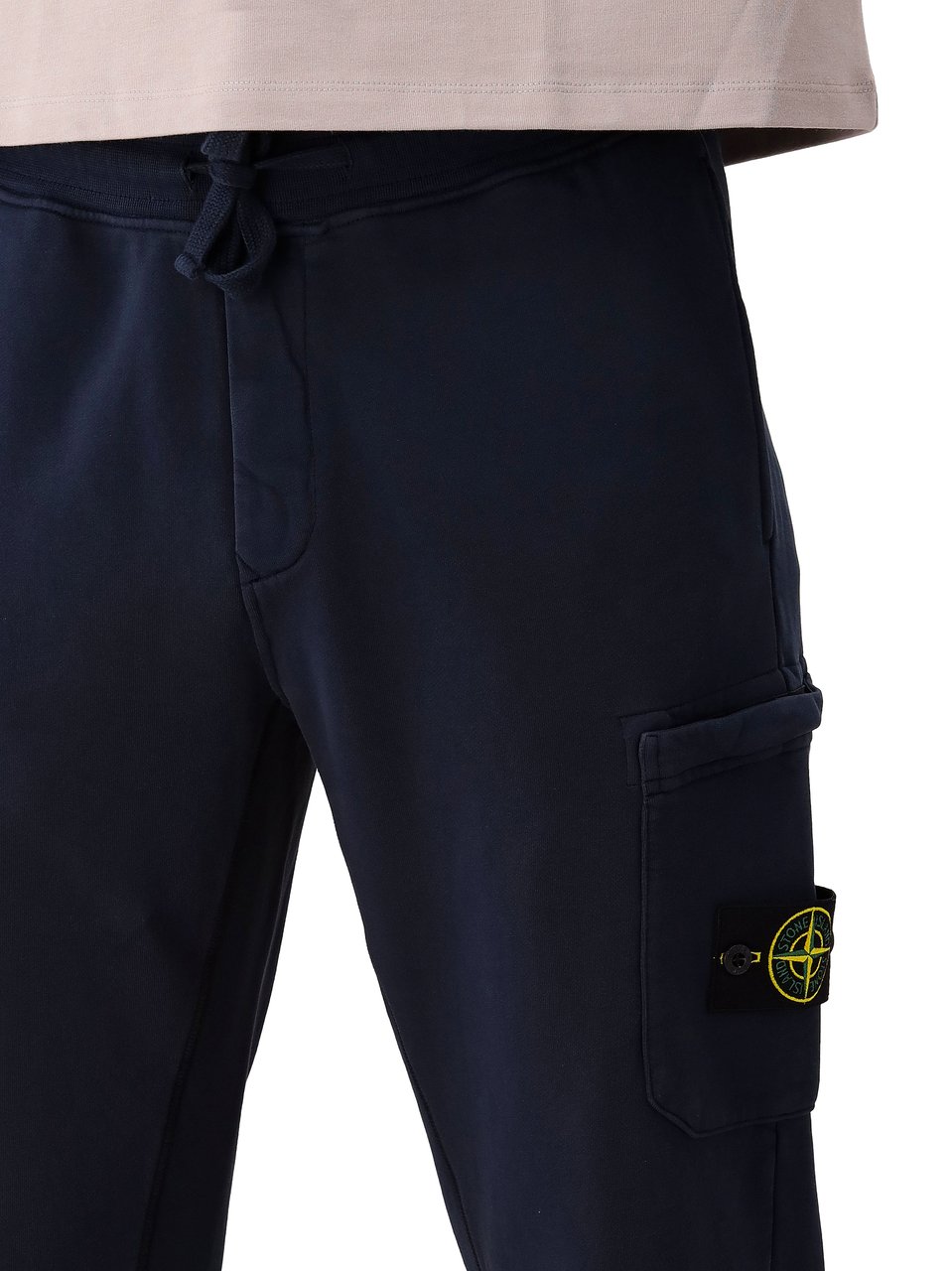 Stone Island Stone Island Broek Blauw Felpa Pantalone Blauw