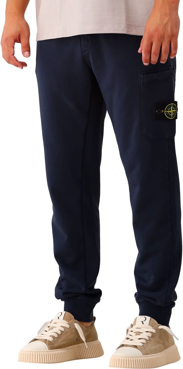 Stone Island Stone Island Broek Blauw Felpa Pantalone Blauw