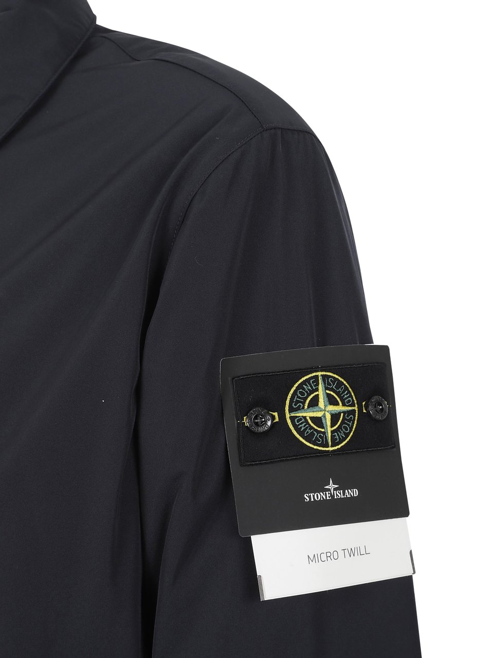 Stone Island Long Coat Blauw