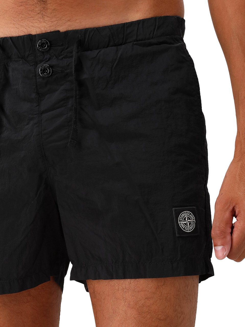 Stone Island Stone Island Zwembroek Zwart Zwart