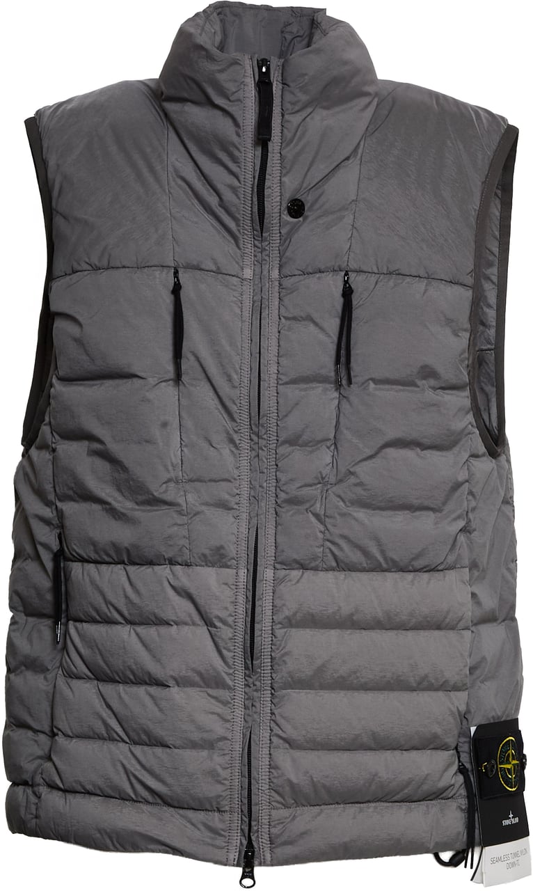Stone Island Gilet Seamless Tunnel Nylon Down-tc Grijs