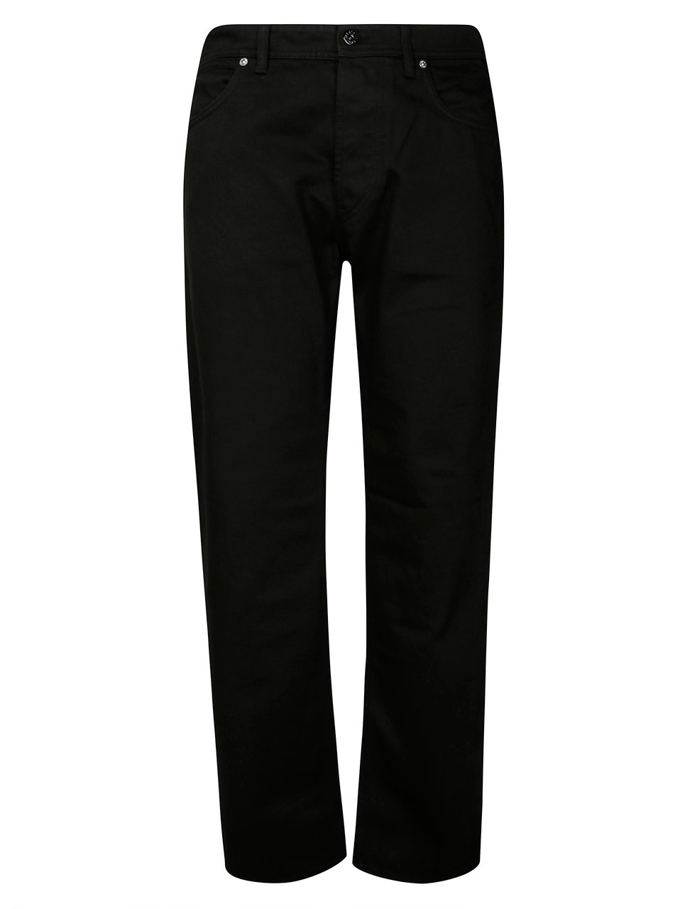 Stone Island Straight-Leg Black Jeans with Classic Five-Pocket Design Zwart