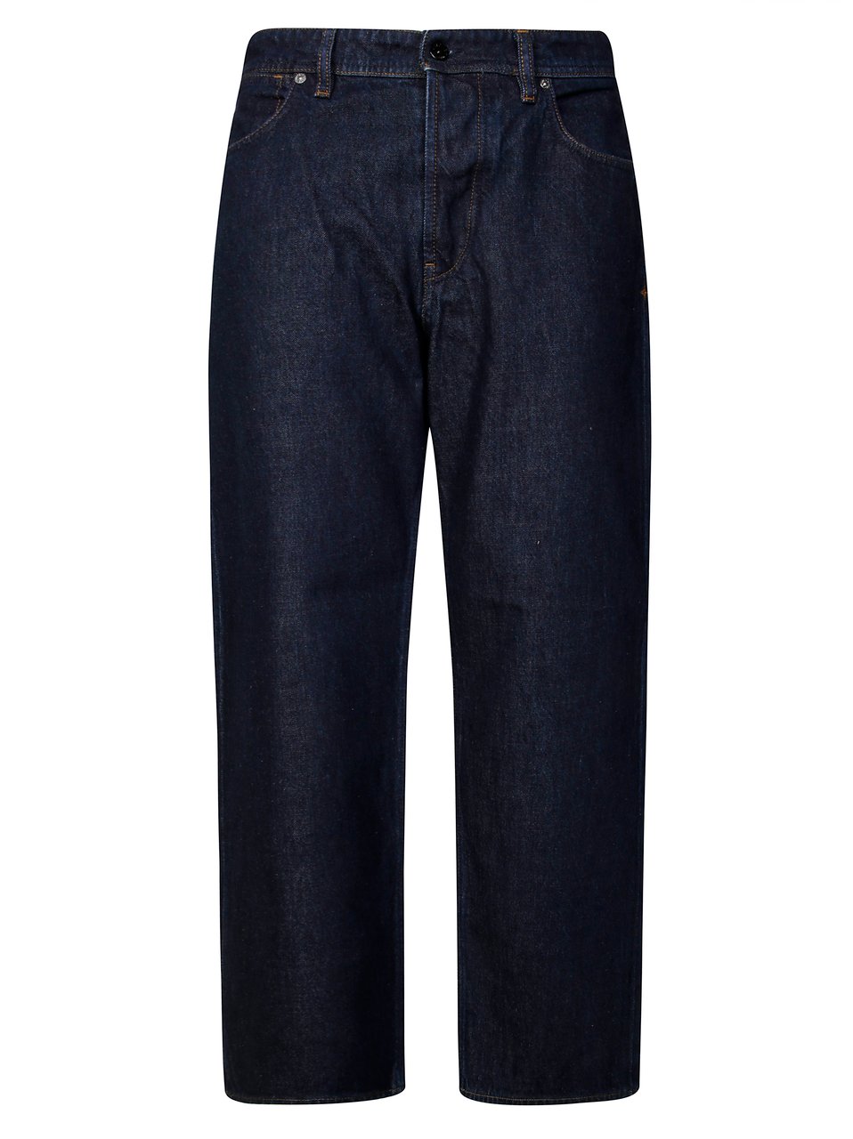 Stone Island Loose-Fit Indigo Denim Jeans with Classic Five-Pocket Design Zwart