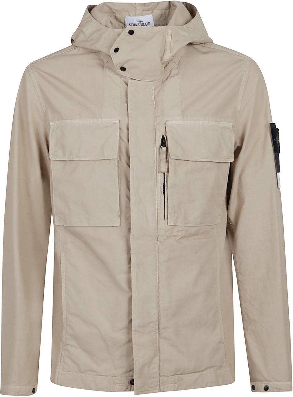 Stone Island Light Short Parka Brown Bruin