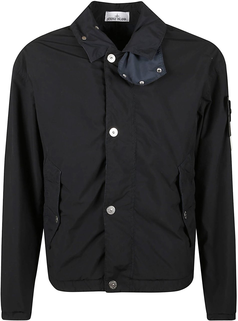Stone Island Light Jacket Blue Blauw
