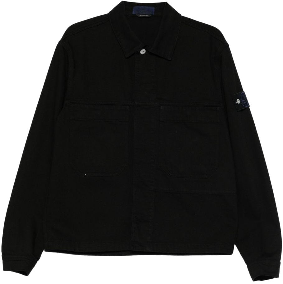 Stone Island Coats Black Zwart