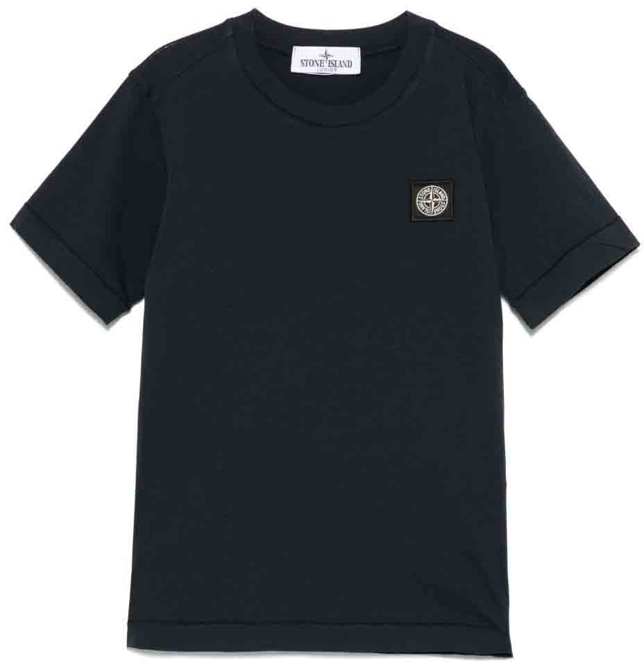 Stone Island T-Shirts And Polos Blue Blauw