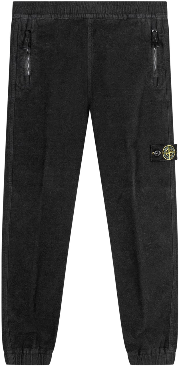 Stone Island Pantaloni Effetto Velluto Stone Island Kids Blauw