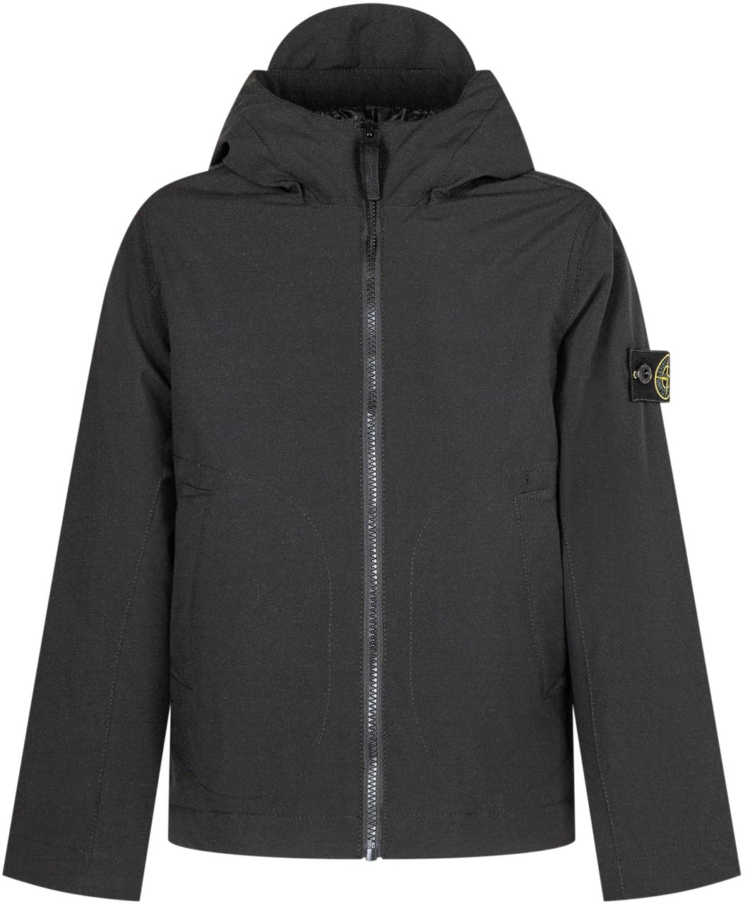 Stone Island Giacca con Cappuccio Stone Island Kids Zwart
