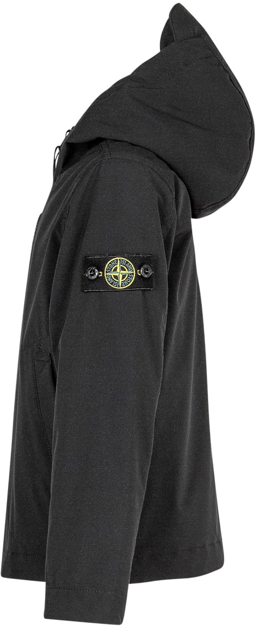 Stone Island Giacca con Cappuccio Stone Island Kids Zwart