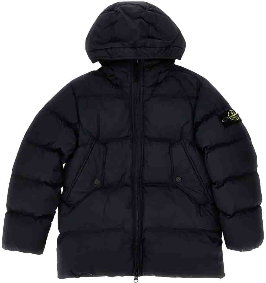 Stone Island Coats Blue Blauw