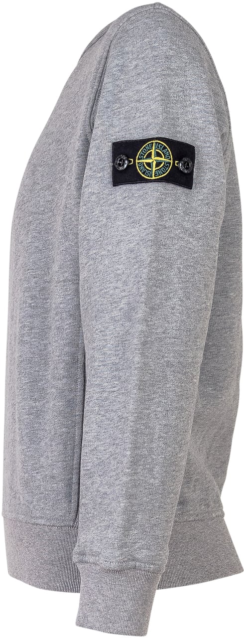 Stone Island Stone Island Felpa Grigia in Cotone Grijs