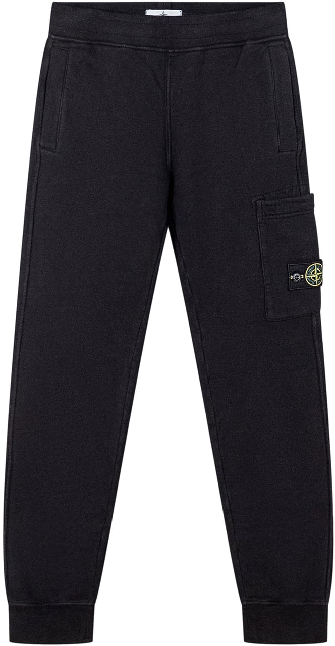 Stone Island Pantaloni Cargo Neri Stone Island Kids Zwart