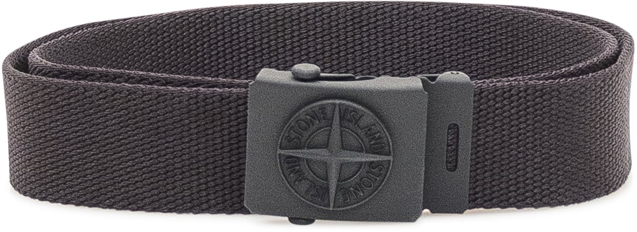 Stone Island Cintura Stone Island Zwart