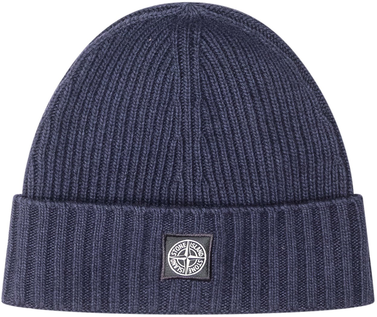 Stone Island Stone Island Berretto in Maglia Blu Blauw