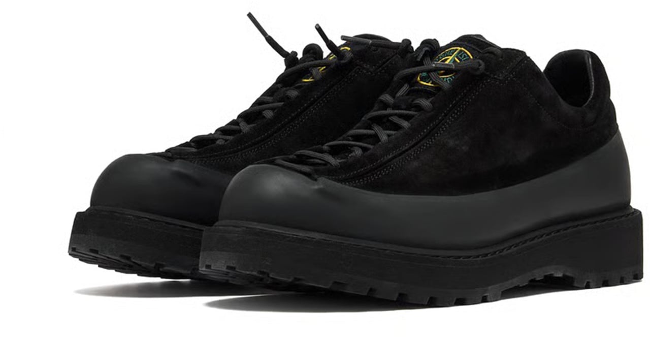 Stone Island Low Top Sneakers Zwart