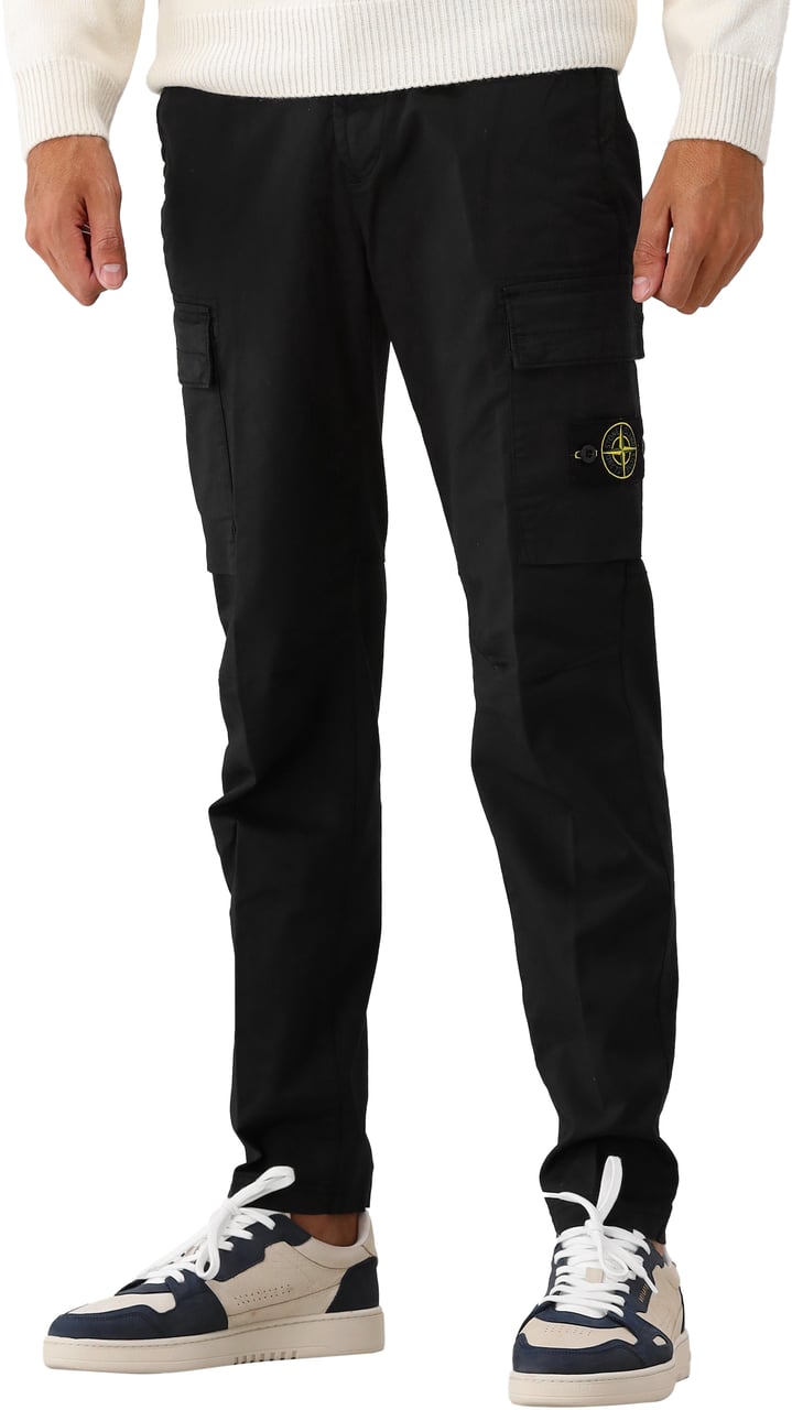 Stone Island Stone Island Cargobroek Zwart Zwart