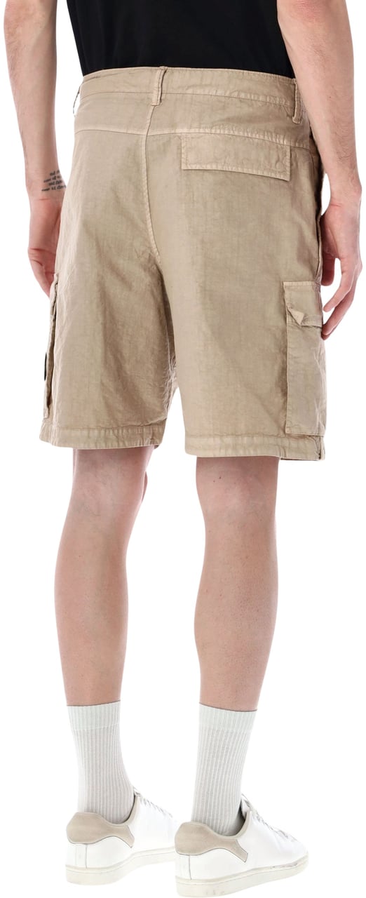 Stone Island Stone Island Panama nylon Cargo shorts Neutraal