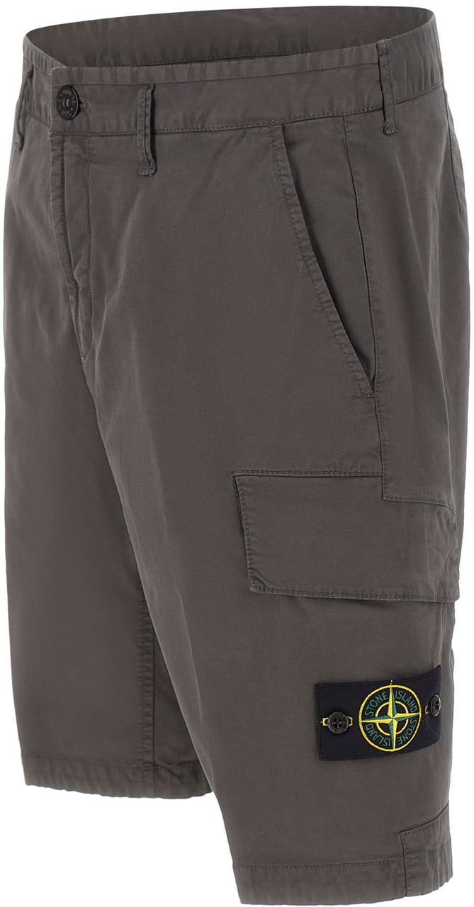 Stone Island Shorts Grey Donkergrijs