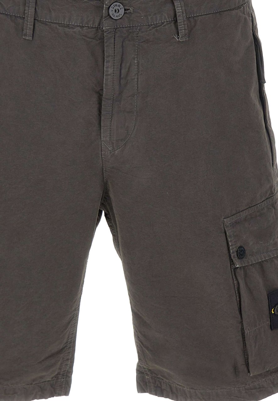 Stone Island Shorts Grey Donkergrijs