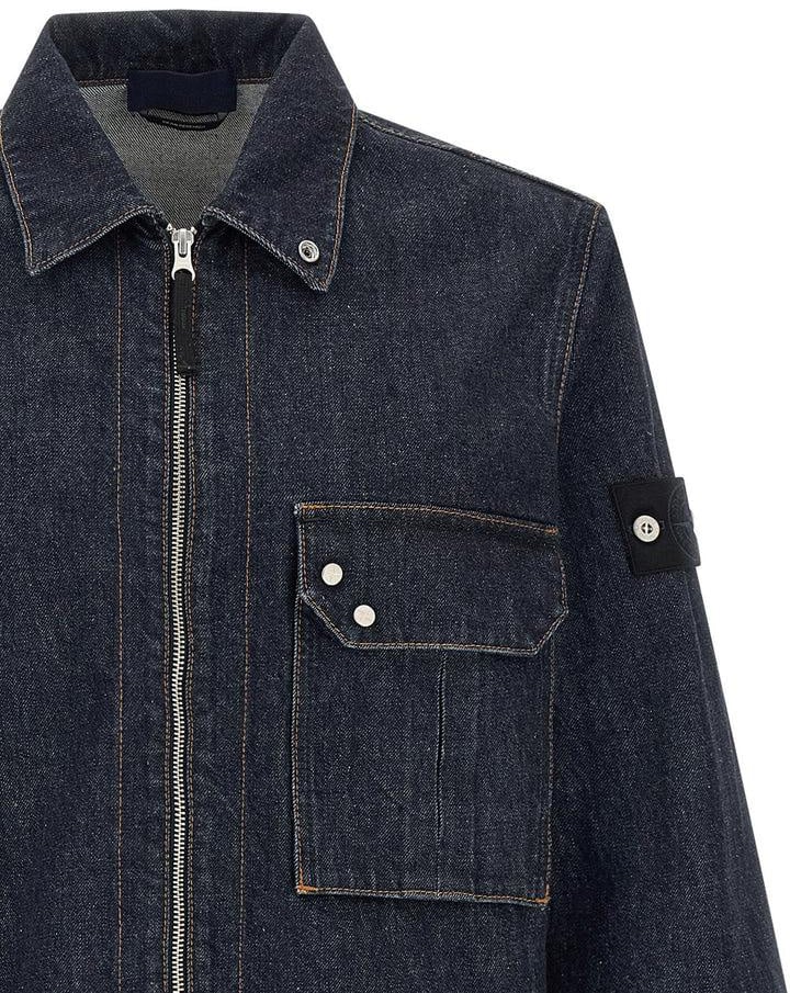 Stone Island Overshirt Blauw