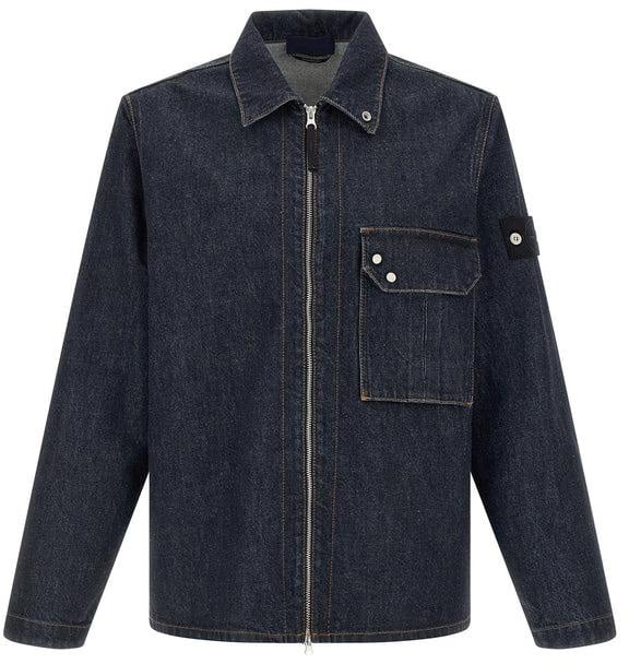 Stone Island Overshirt Blauw