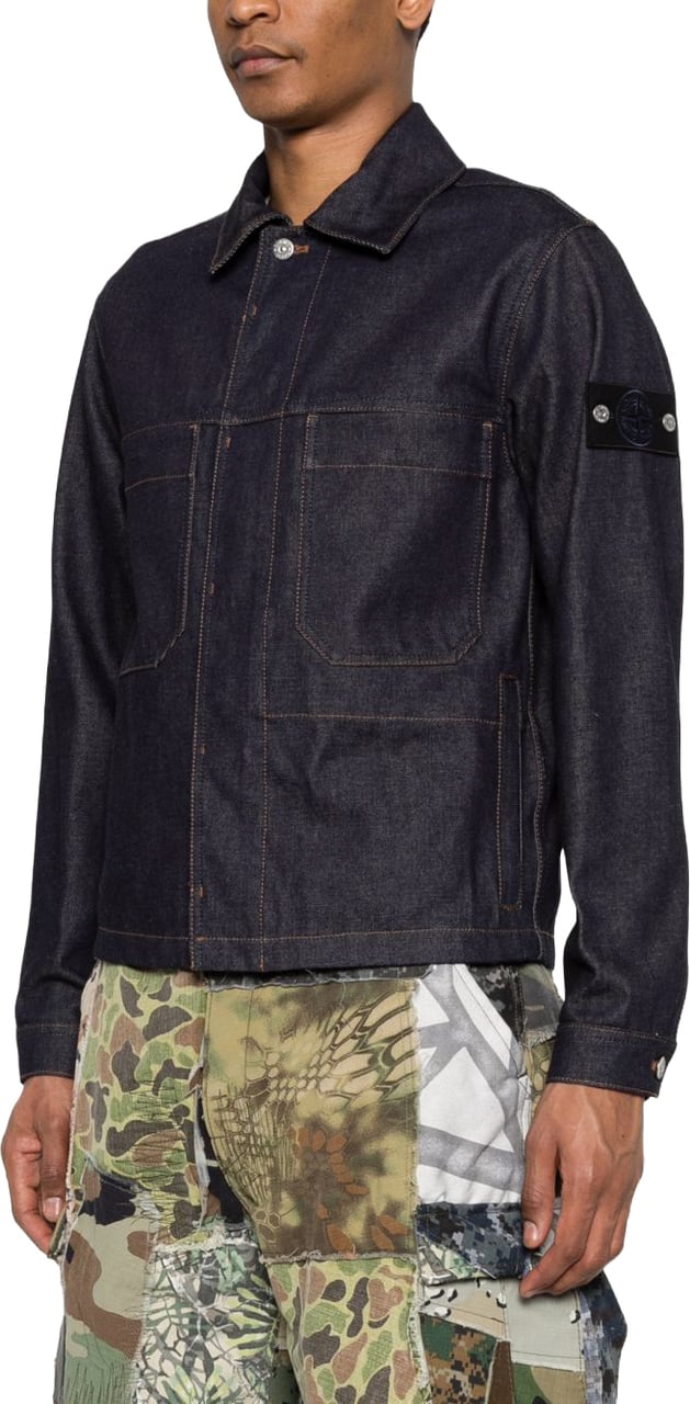 Stone Island Jackets Blue Navy