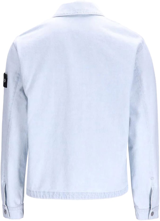 Stone Island Biker Jacket Blauw