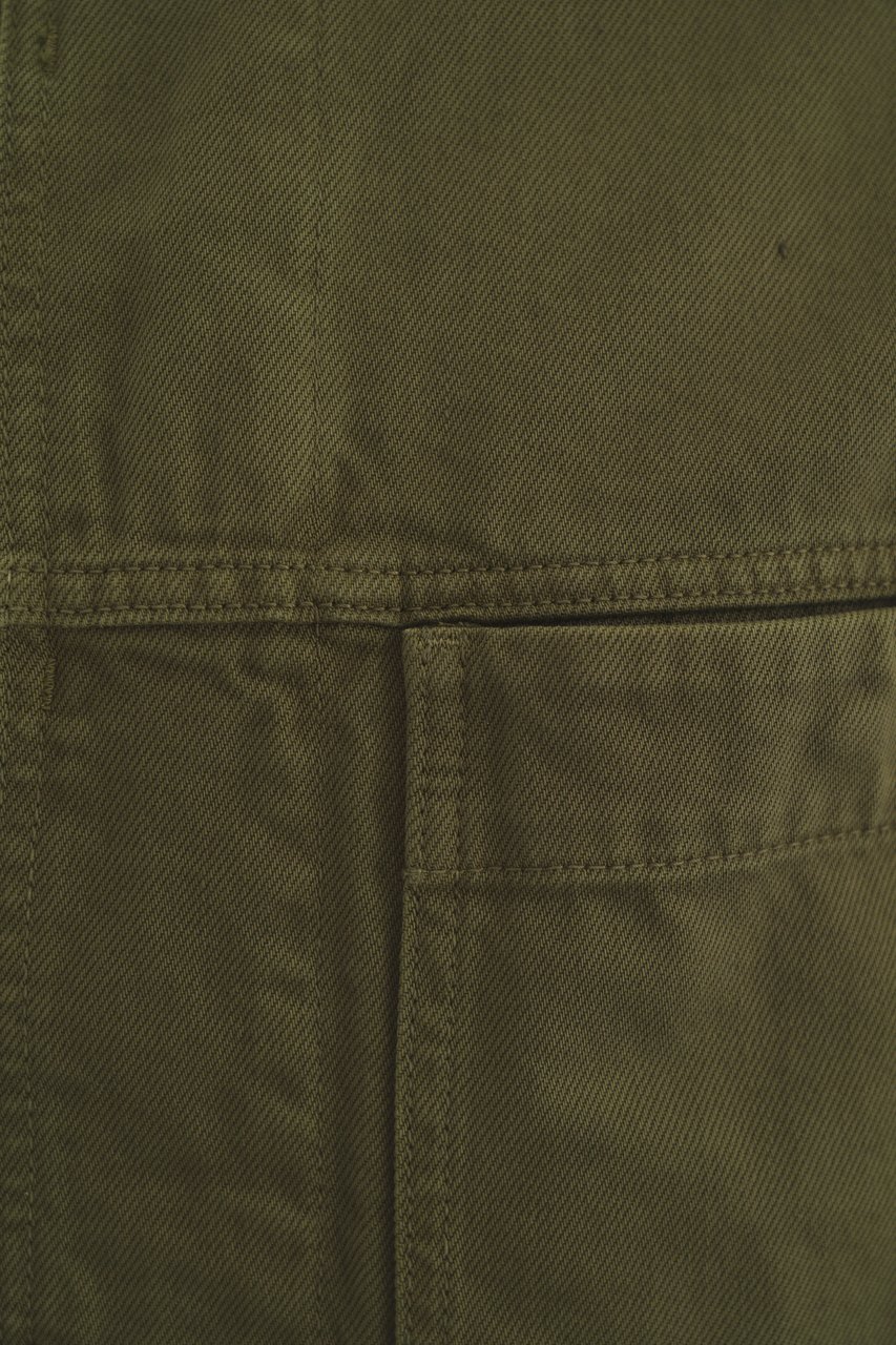 Stone Island Overshirt in cotone Groen