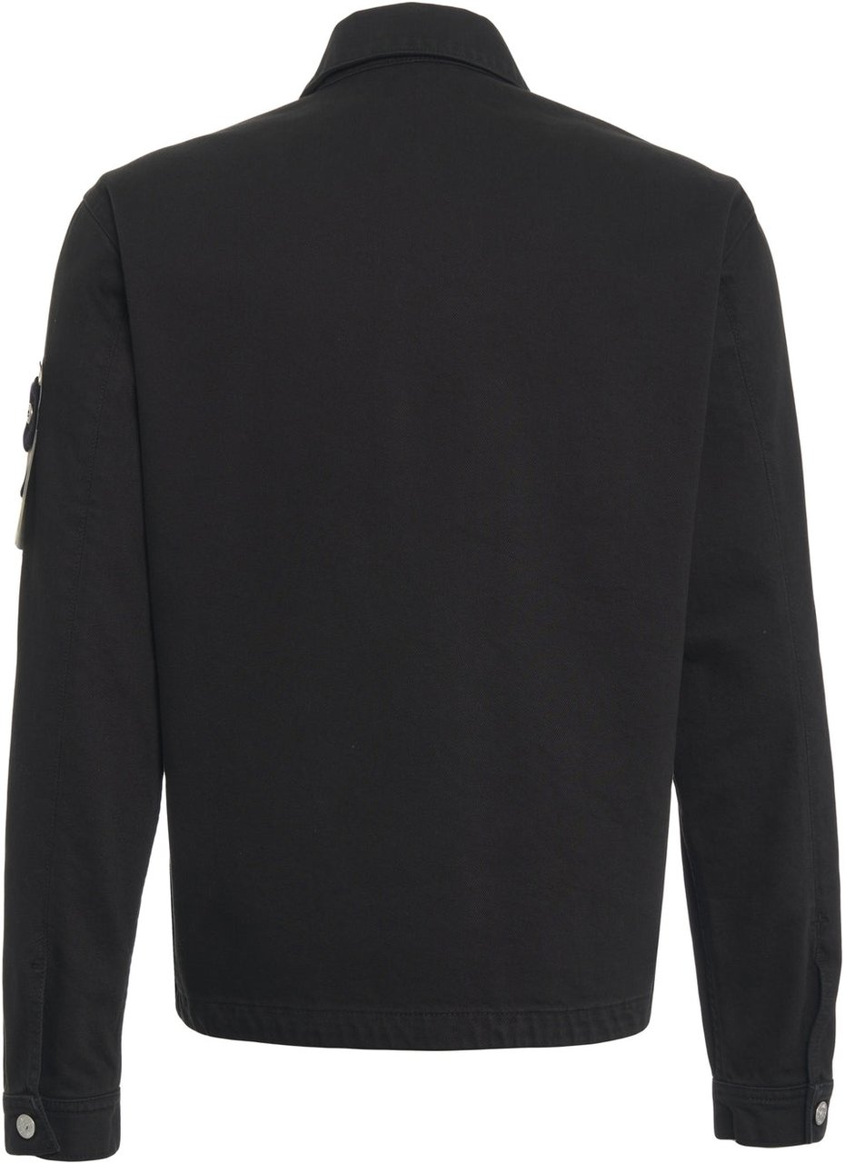 Stone Island Cotton overshirt Zwart