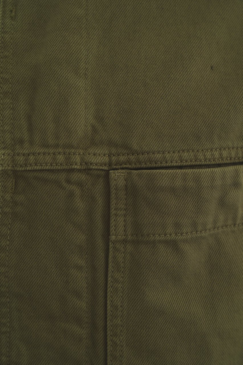Stone Island Overshirt in cotone Groen