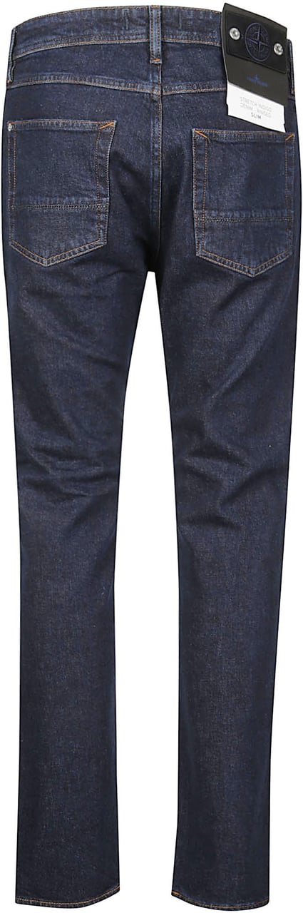 Stone Island Slim Jeans Blue Blauw