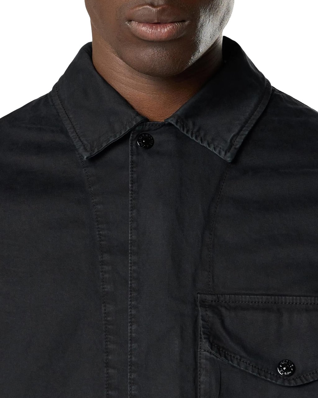 Stone Island Heren Shirts Zwart