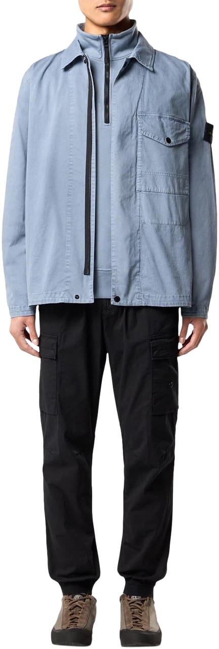 Stone Island Heren Shirts Blauw