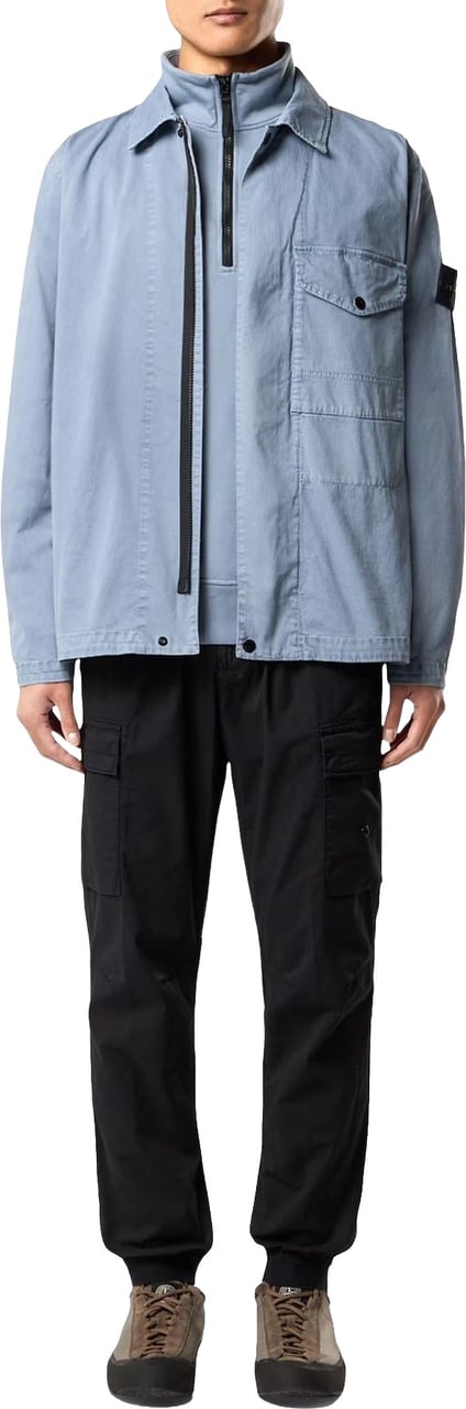 Stone Island Heren Shirts Blauw
