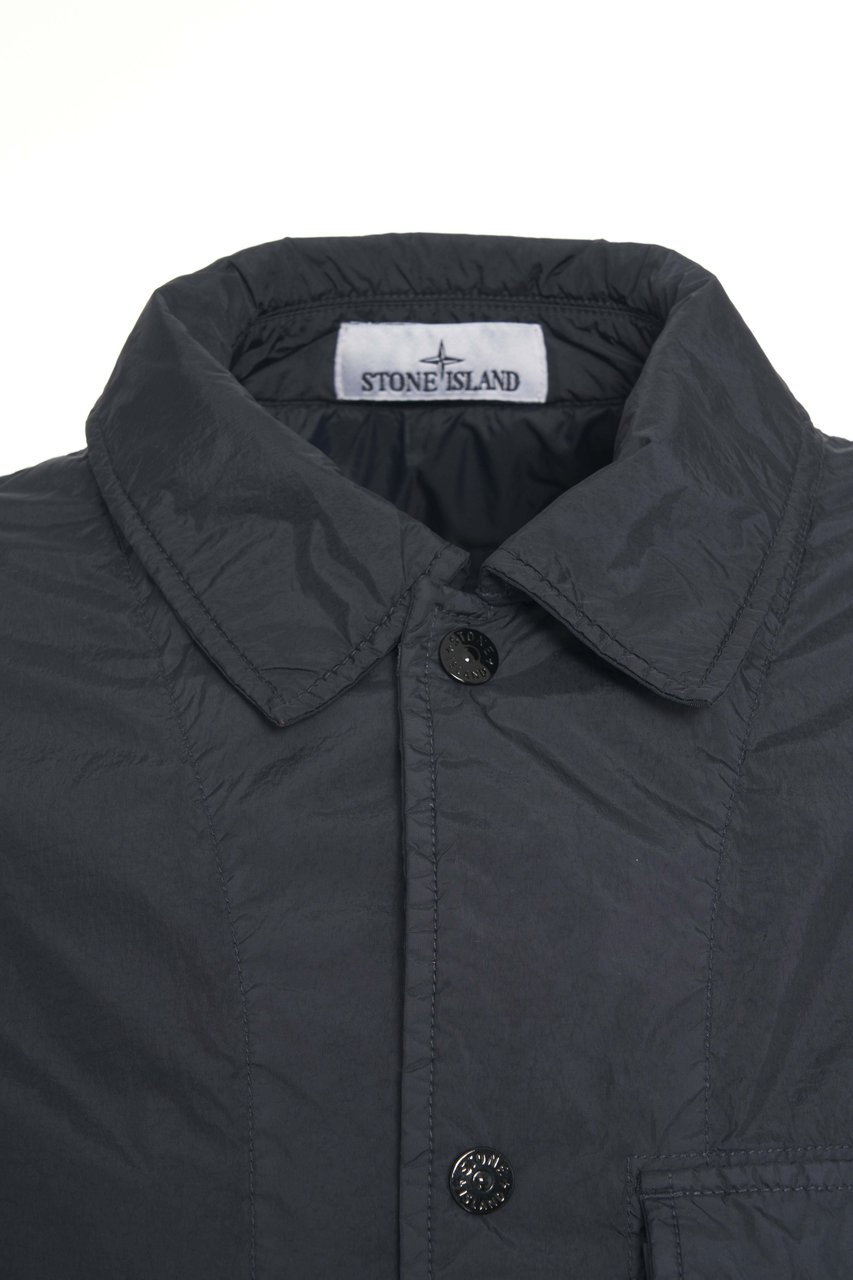 Stone Island Padded overshirt Blauw