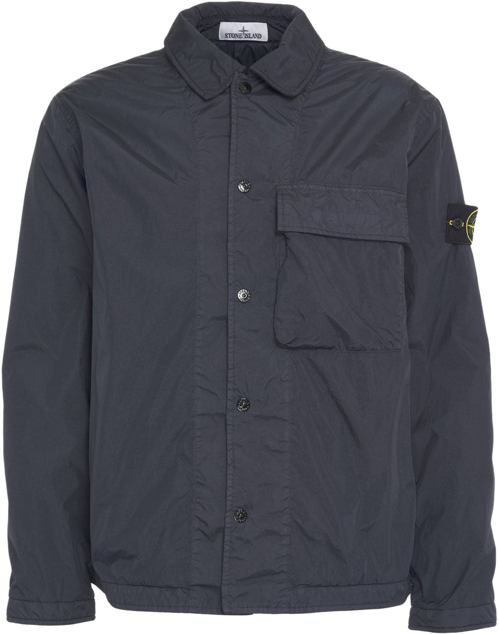 Stone Island Padded overshirt Blauw