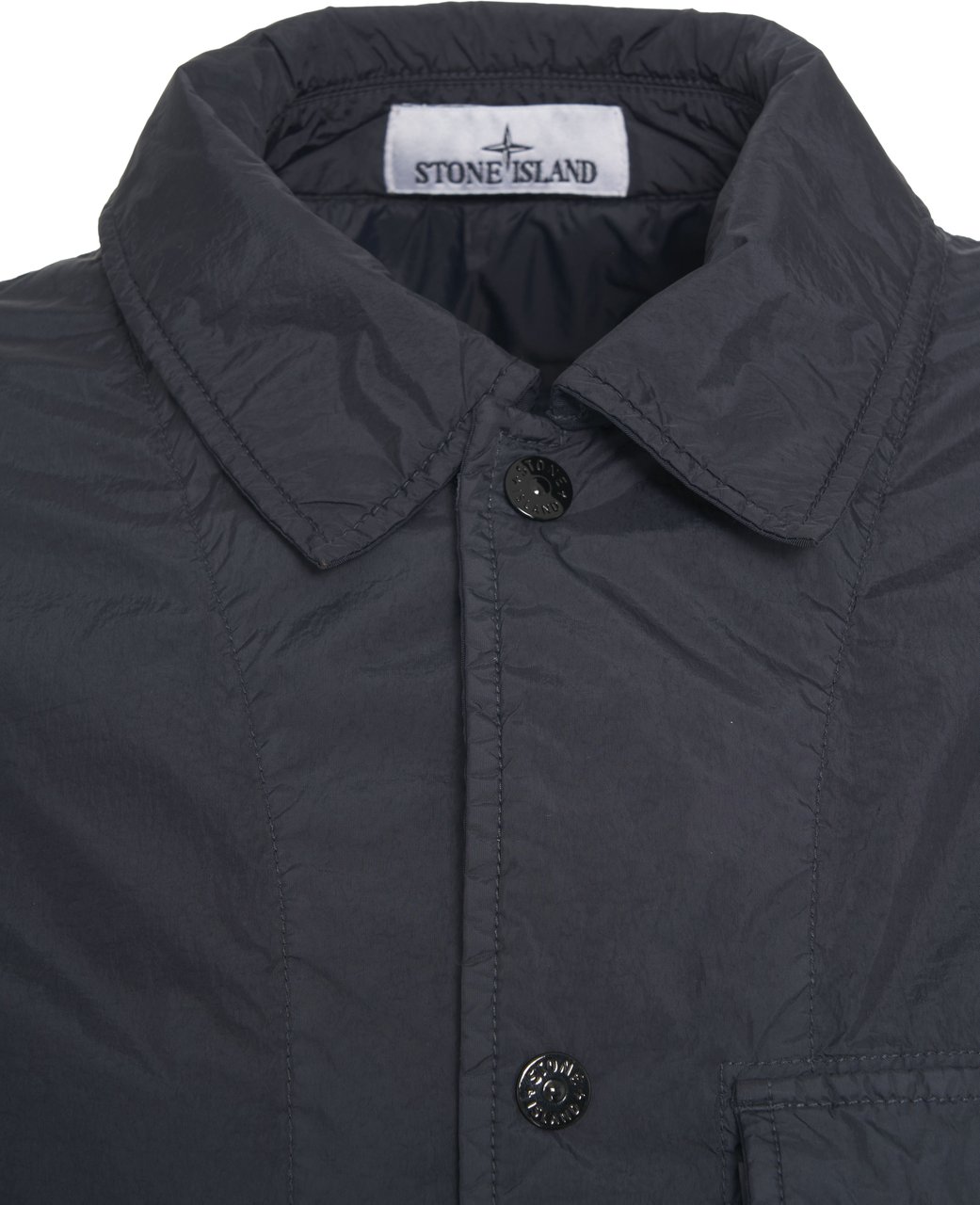 Stone Island Padded overshirt Blauw