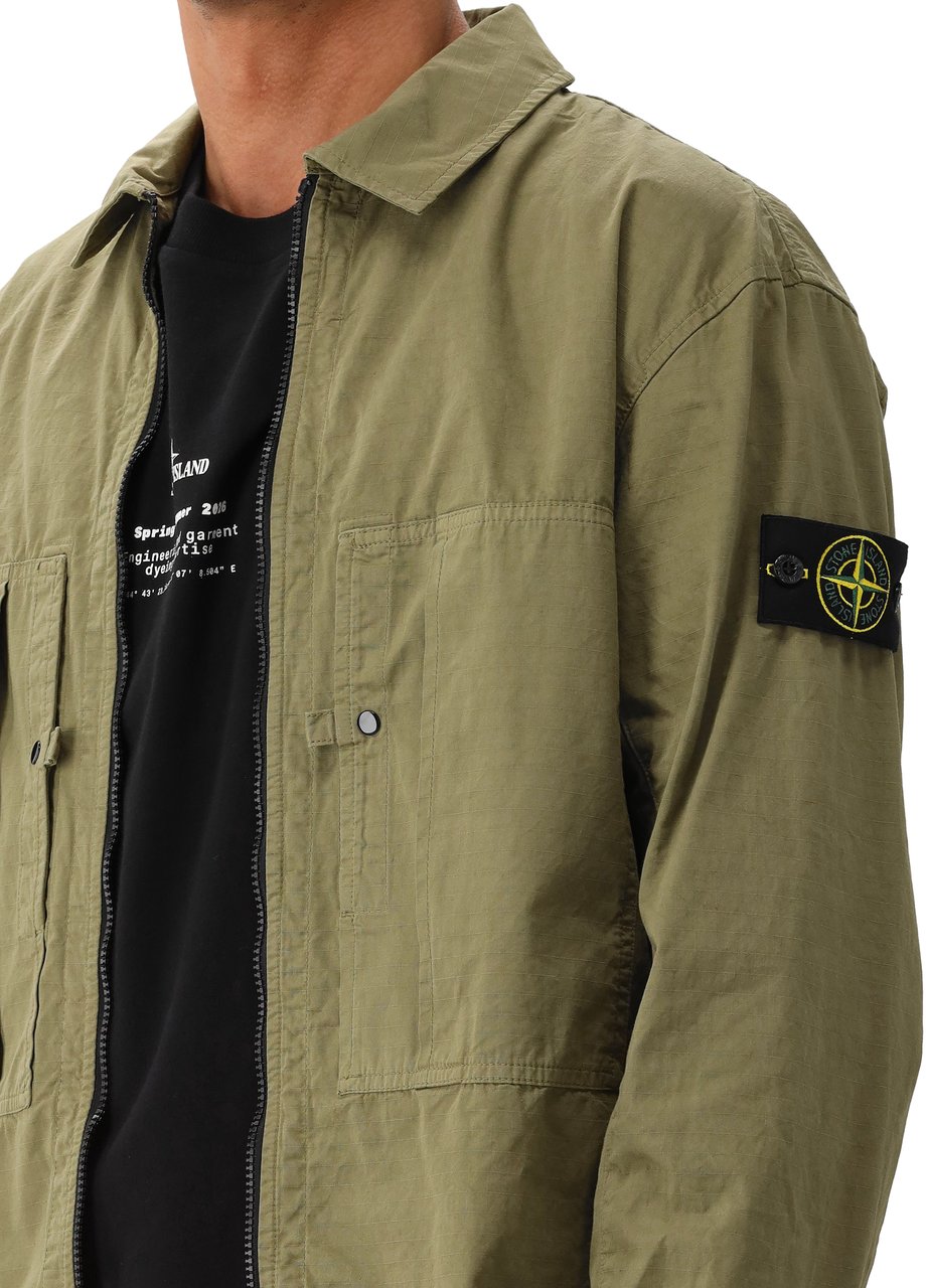 Stone Island Stone Island Overshirt Groen Groen