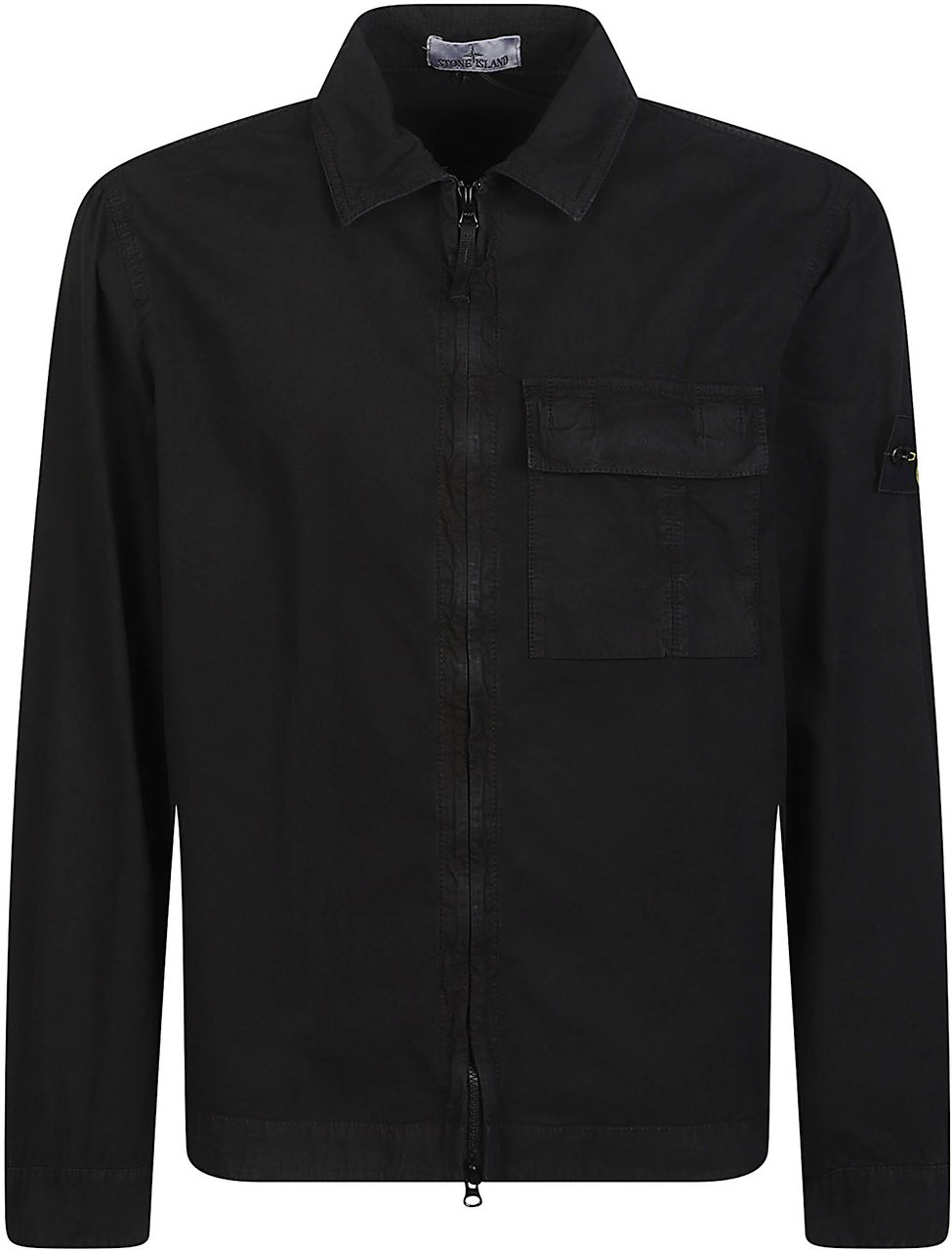 Stone Island Overshirt Jacket Black Zwart